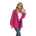thumbnail image 3 of CNKOO Liquidation! Veste Fine de Printemps pour Femmes Mode Veste Imperméable Coupe-Vent Extérieur Noir 2TG, 3 of 11
