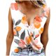 thumbnail image 2 of Fiudx Ofertas Del Día Camiseta Sin Mangas con Estampado de Flores y Plantas de Verano a La Moda para Mujer, Camiseta Informal, Camiseta Holgada, 2 of 5