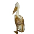 thumbnail image 3 of Hand Carved Nautical Wood Pelican Statue Carving Sculpture Art "BIG FOOT", 3 of 4