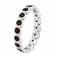 thumbnail image 3 of Bague en Argent Sterling Stackable Expressions Janvier Swarovski Taille 9, 3 of 3