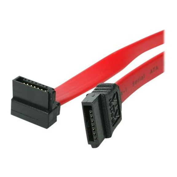 StarTech.com SATA12RA1 SATA to Right Angle SATA Serial ATA Cable Male to Male