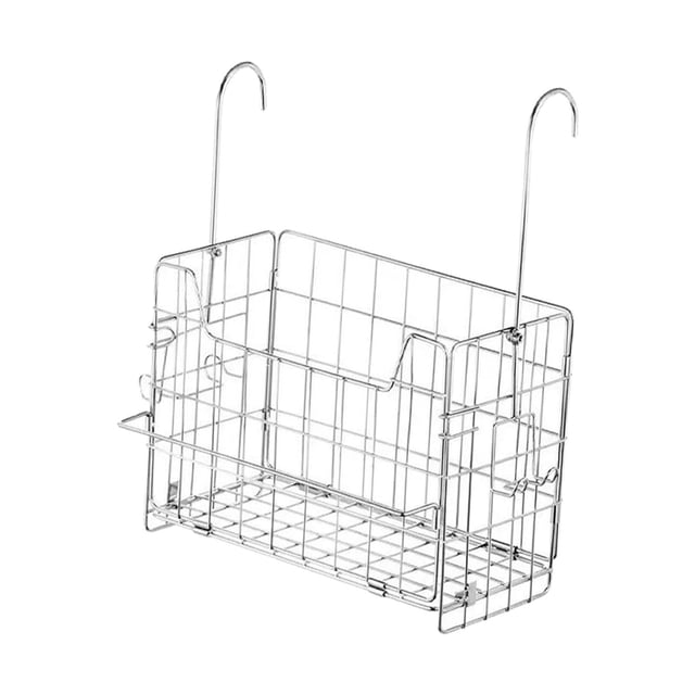 Organizador de ducha Establecimiento plegable multifunción de portavasos de cesta de almacenamiento extraíble para sala de alimentación de toallas Bañ