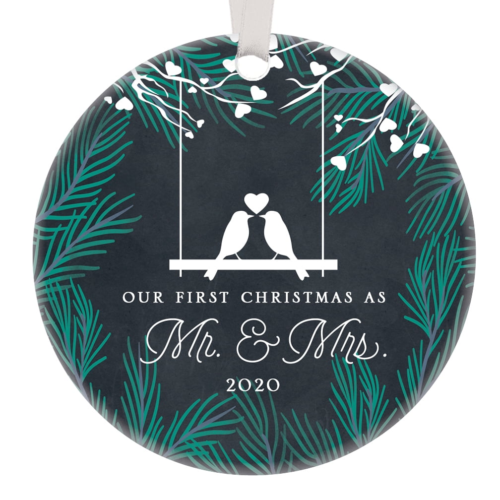 first christmas as mr and mrs ornament