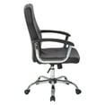 Malta Office Chair, Espresso Vinyl
