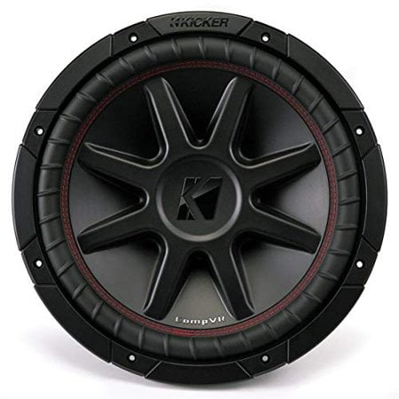Kicker CompVR CVR122 (43CVR122) 800W Peak (400W RMS) 12" CompVR Series Dual 2-Ohm Car Subwoofer