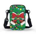 thumbnail image 2 of XYZCANDO Christmas Bow Cross Body Phone Purse for Womens Flower Small Messenger Handbag with Shoulder Strap Casual Cellphone Case Over Shoulder Wallet for Travel Shop Work, 2 of 7
