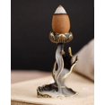 thumbnail image 3 of Hand Buddha Lotus Incense Burner Statue Desktop Decorations, 3 of 7