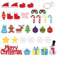 thumbnail image 6 of 4FT DIY Felt Christmas Tree Set with 32pcs Ornaments - Wall Hanging Felt Xmas Tree for Kids Toddlers Christmas New Year Gift Decorations Party Supplier, 6 of 6