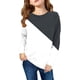 thumbnail image 1 of Blusas y camisas de manga larga con cuello redondo Camisas con estampados de manga larga Cuello redondo lindo Blusas casuales elegantes Ropa Camisas de cuello redondo Niña Top de poliéster, 1 of 7