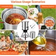 thumbnail image 1 of Historyli Freidora de pavo de 30 cuartos,freidora de aluminio para exteriores y vaporera para mariscos con regulador,olla para freír pescado con kit de termómetro inyector y soporte para quemador, 1 of 7