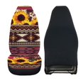 thumbnail image 2 of Jeiento Southwest Aztec Car Seat Covers Front Seats Only Purple Driver Seat Cover High Back Seat Cushion Covers Auto Decoration Interior Accessories Fit for SUV Van Truck Sedan, 2 of 6