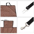 thumbnail image 3 of Unique Bargains 1 Pc Durable Double Layer Pet Car Seat Cover for Dog Cat Brown, 3 of 6