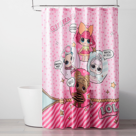 - LOL Surprise! Shower Curtain Glitter Surprise