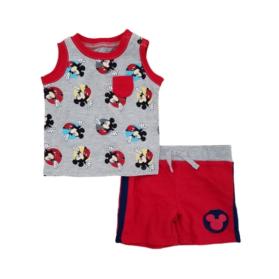 Baby Boy Tank Top & Shorts, 2pc Outfit Set