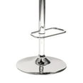 thumbnail image 5 of London Cream Faux Leather Adjustable Height Swivel Walnut Wood and Chrome Bar Stool, 5 of 8