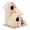 thumbnail image 2 of Caja de cría de pájaros, pajarera al aire libre Paulownia Garden Bird Nest Box Paulownia Birdhouse fiel a su promesa, 2 of 8