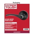 thumbnail image 7 of Hyper Tough Keyed Entry Door Lever in Matte Black, 7 of 7