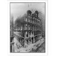 thumbnail image 2 of Historic Framed Print, Equitable fire ruins, B'way & Cedar St., 17-7/8" x 21-7/8", 2 of 9