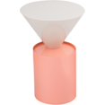 thumbnail image 3 of Meridian Furniture Table d'Appoint en Métal Blanc avec Base en Métal Rose, 3 of 4