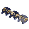 thumbnail image 2 of Pinzas Para Peinar, Mano De Obra Fina Pinzas Para El Cabello Sin Doblar Sin Partes Incisivas Para Uso Diario Para Fiestas Para Cosplay Cergrey Azul, 2 of 8