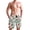 Retro Strawberry and Leaves, variant on Dailycode Men's Quick Dry Swim Trunks Beach Shorts Casual Summer Board Shorts with Pockets, Black and Graffiti