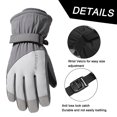 thumbnail image 3 of Guantes de esquí, guantes de nieve para clima frío, aptos tanto para hombres como para mujeres., 3 of 6