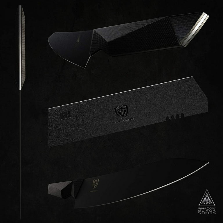 Dalstrong Chef Knife - 8 inch - Shadow Black Series - Black Titanium  Nitride Coated - Razor Sharp Kitchen Knife - High Carbon 7CR17MOV-X Vacuum