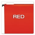 thumbnail image 5 of Pendaflex SureHook Hanging File Folder, Letter Size, 1/5 Cut Tabs, Red, Pack of 20, 5 of 5