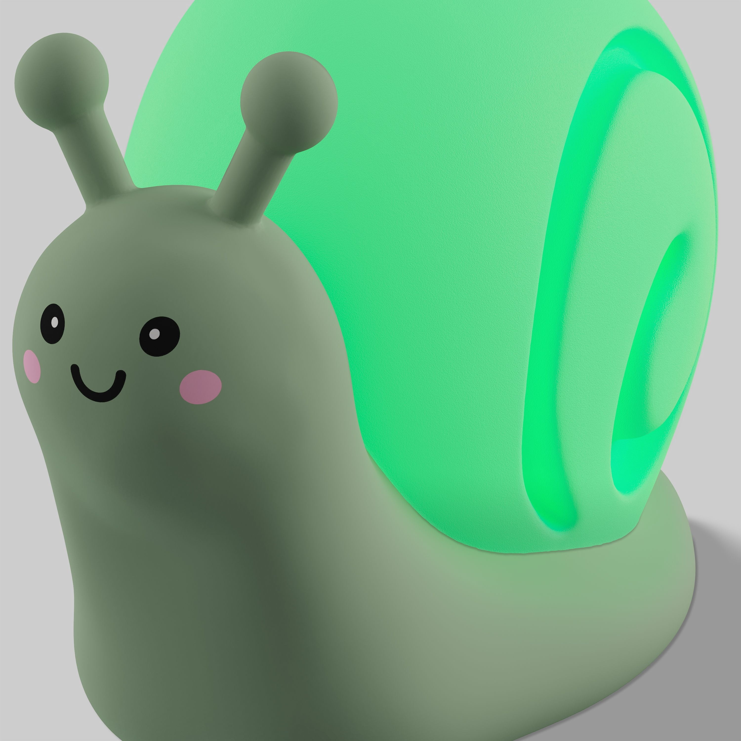 Mainstays Kids Squishy Snail LED Rechargeable Lamp