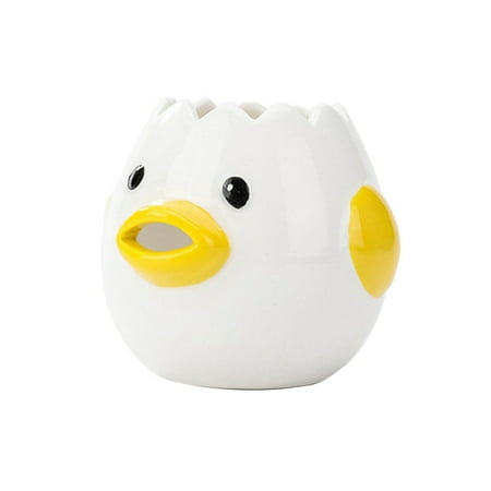 

JINSIJU Egg Dividers Cartoon Cute Chicks Hollow Out Egg Separator Ceramics Tool