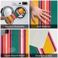 thumbnail image 4 of Bathroom Rugs Non Slip Washable - Vertical Stripes Kitchen Mats for Floor, Area Rugs for Entryway Rugs Indoor, Laundry Bathroom Room Door Rug with Rubber Backing 20x31.5in, 4 of 8