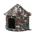 thumbnail image 2 of AJZIOJIRO Cat House Puppy House Waterproof Oxford Fabric for All Seasons Mini Indoor/Outdoor Durable Cat House for Small Pet, 2 of 6