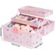 thumbnail image 4 of Hair Accessories Storage, 3 Levels Kids Jewellery Box with 2 Pull-Out Drawers, Portable Travel Hair Accessories, 4 of 4