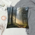 thumbnail image 2 of Chilfamy Sunlight Path Mist Pillow Covers for Couch Sofa Indoor Outdoor Pillow Case Autumn Season for Car Couch Bedroom 1PC 20x20in, 2 of 5