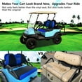 thumbnail image 5 of 10L0L Golf Cart Front Seat Cover Set for Yamaha and Club Car Precedent Cart Part Accessories, Blue, 5 of 7
