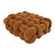thumbnail image 1 of Cojín para silla, cojín para ventana, cojín creativo versátil, cojín para asiento, respaldo de sofá, almohada de felpa para decoración de restaurante Marron oscuro, 1 of 8