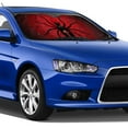 thumbnail image 5 of Kdxio Spider on the Web Print Windshield Sun Shade,UV Rays and Sun Heat Protection,Sunshade for Car Windshield,Car Shade Front Windshield - Medium, 5 of 6