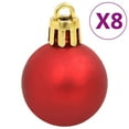 thumbnail image 5 of vidaXL 112 Piece Christmas Bauble Set Red / Green / Gold Polystyrene, 5 of 5