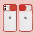 thumbnail image 3 of Colored Camera Lens Slide Cover iPhone 14 Case (Red) Transparent Clear Back Shockproof and Scratch Resistant Protection, 3 of 5