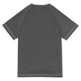 thumbnail image 6 of FORMRS Boys Rash Guard Short Sleeves Swim Shirt Quick Dry UPF 50+ Sun Protection, Sizes 3-12T, Black Roses, 6 of 6