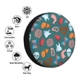 thumbnail image 5 of Rv Spare Tire Cover 14 inch - cute Skull organ Tire Covers for Trailers, Adjustable Camper Spare Tire Cover, 5 of 7
