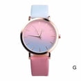 thumbnail image 4 of Retro Rainbow Design Small Wrist Watches for Women Leather Band Analog Watch Bands for Men Alloy Quartz Womens Leather Watches Wrist Watch Womens Watch with Numbers Wind up Watches for Women No B, 4 of 4