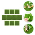 thumbnail image 4 of 10pcs Decorative Turf Simulation Green Turf Decor Artificial Grass Mats Fake Turf, 4 of 8