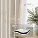 thumbnail image 4 of Cortinas de lino color crema, color beige, opacas, 107 x 213 cm, de Guken, para sala de estar, 4 of 8