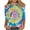 Sky Blue, variant on Women's Casual 3/4 Sleeve Round Neck Pullover Top - Easter Printed Spring Blouse for Women