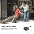 thumbnail image 3 of FESTFENDS Professional Office Chair Tilt Control Base with Swivel Mechanism in Black, 3 of 8
