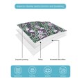 thumbnail image 5 of Purple Green Flowers Twin Size Down Alternative Comforter, Lightweight Comforter Quilt Bedding Set with Pillow Shams Watercolor Pastoral Botanical All Seasons Bed Comforter Duvet Insert 68"x86", 5 of 7