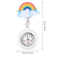 thumbnail image 2 of EeaseMX Reloj de enfermera Hemobllo, reloj de bolsillo retráctil con clip, encantador reloj con luz nocturna para médicos y enfermeras., 2 of 7