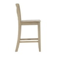 thumbnail image 4 of Linon Torino 24" Cross-Back Indoor Wood Counter Stool, Gray wash, 4 of 9
