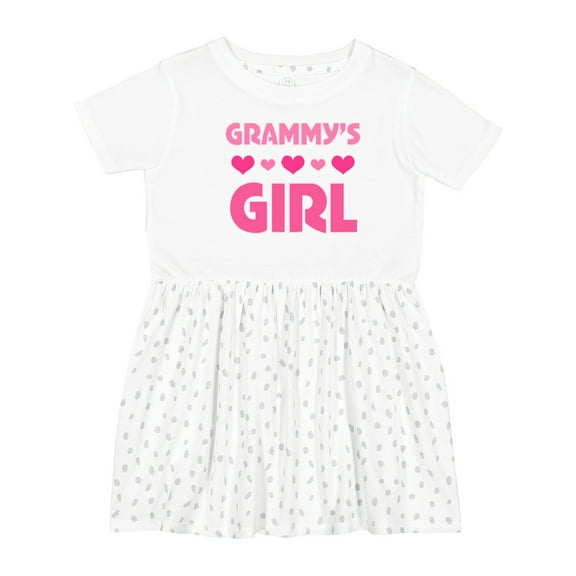 Inktastic Grammy's Girl Granddaughter Girls Toddler Dress